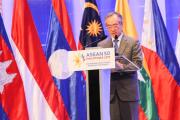 Amb Kazuo Sunaga delivered the speech of Hon Toshihiro Nikai